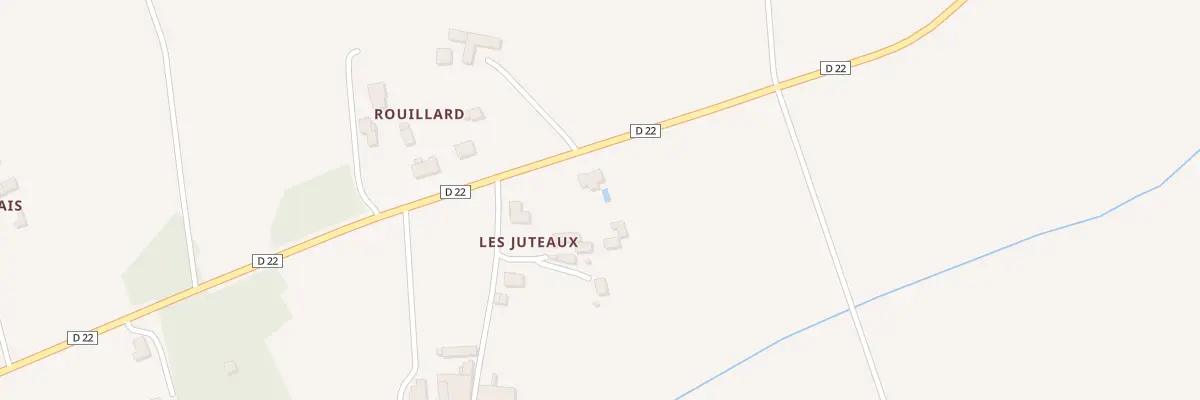 Plan du 1 Les Juteaux à Vellèches