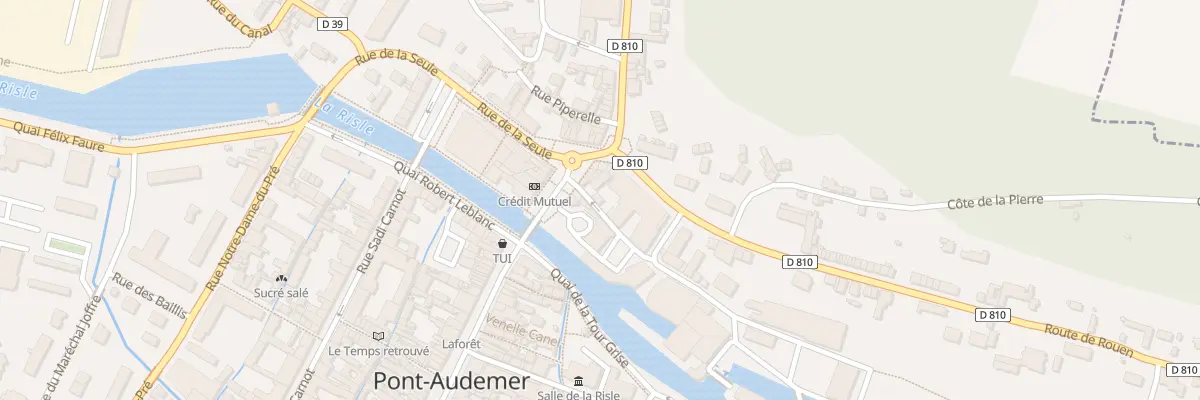 Plan du 5 Rue de la Brasserie à Pont-Audemer