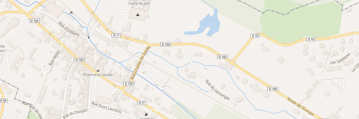 Plan du 2 Rue du Versangle à Valmont