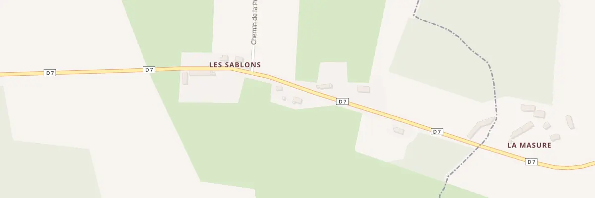 Plan du 99A Le Tresor à Bellavilliers