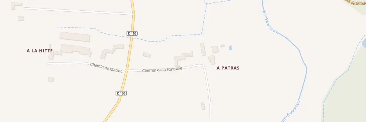 Plan du 5018 A Patras à Saint-Arroman