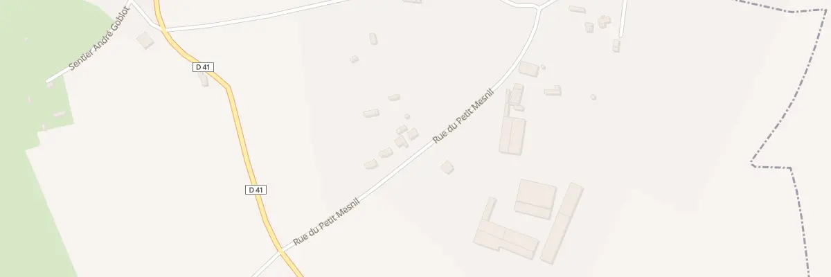 Plan du 10 Rue du Petit Mesnil à Duranville