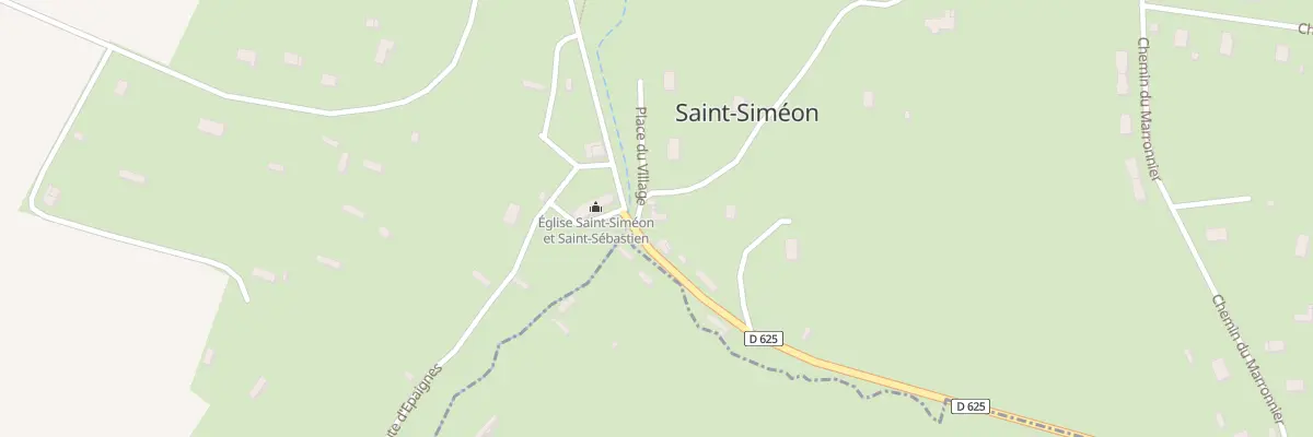 Plan du 20 Pl du Village à Saint-Siméon