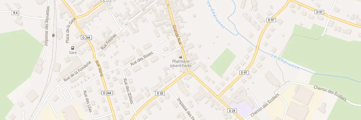 Plan du 18 Grande rue à Tuffé Val de la Chéronne