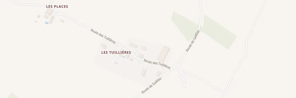 Plan du 66 Les Tuillieres à Bouniagues