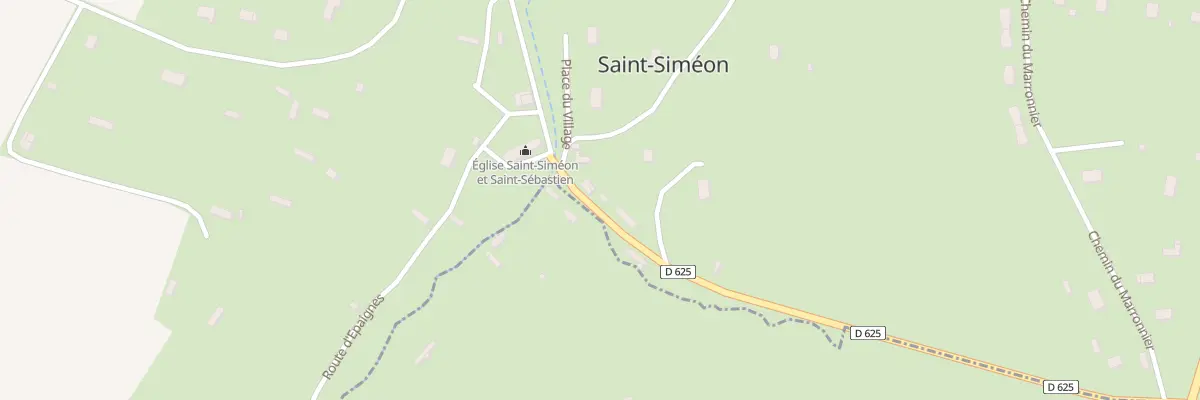 Plan du 500 Rte de l’Eglise à Saint-Siméon
