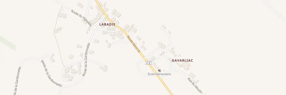 Plan du 34 Gabarlias à Colombier