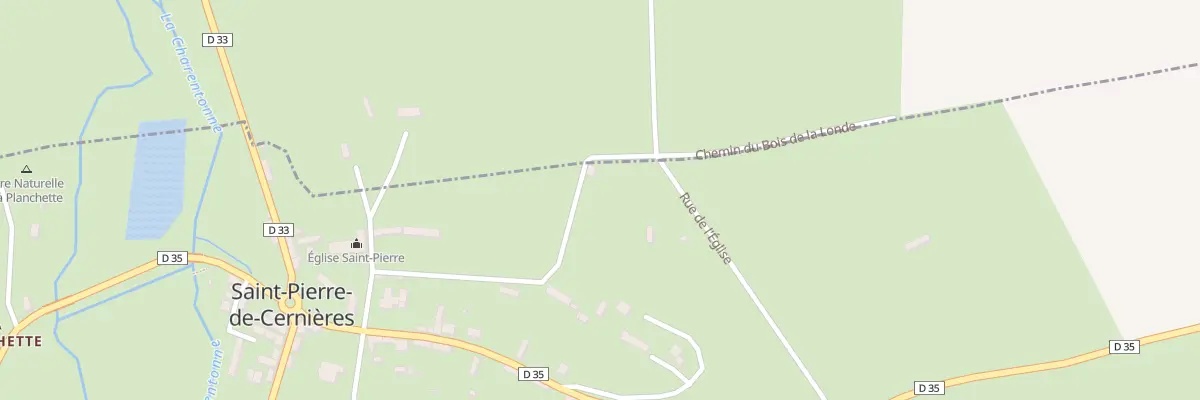 Plan du 9 Rue de l’Eglise à Saint-Pierre-de-Cernières
