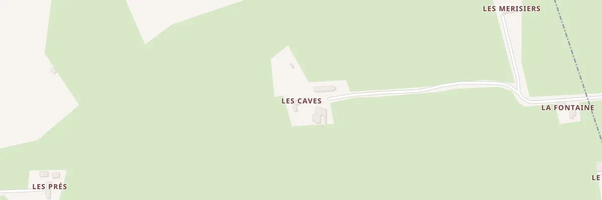 Plan du 5022 Les Caves à Saint-Denis-des-Coudrais