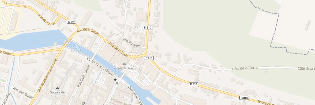 Plan du 1 Rte de Rouen à Pont-Audemer