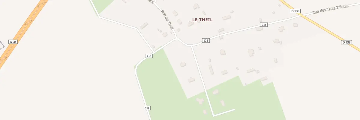 Plan du 285 Rue du Theil à Saint-Martin-du-Tilleul