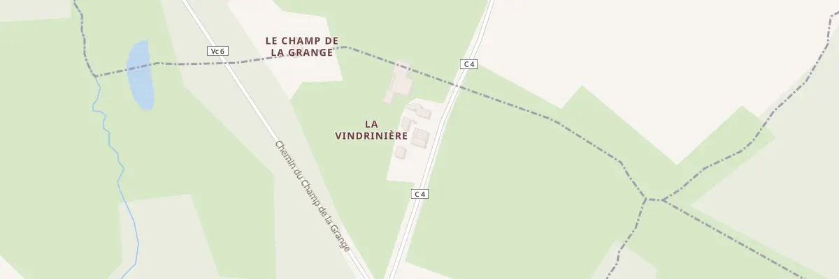 Plan du 5319 La Petite Vindriniere à Tuffé Val de la Chéronne