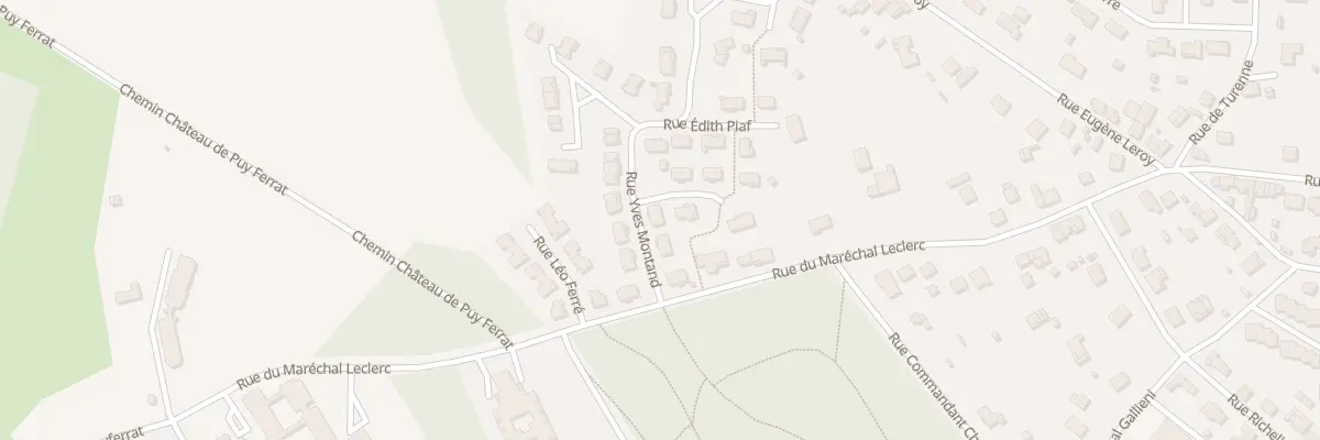 Plan du 4 Rue Yves Montand à Saint-Astier