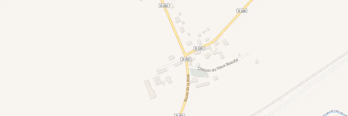 Plan du 16 Che de Chaumont à Beaufai