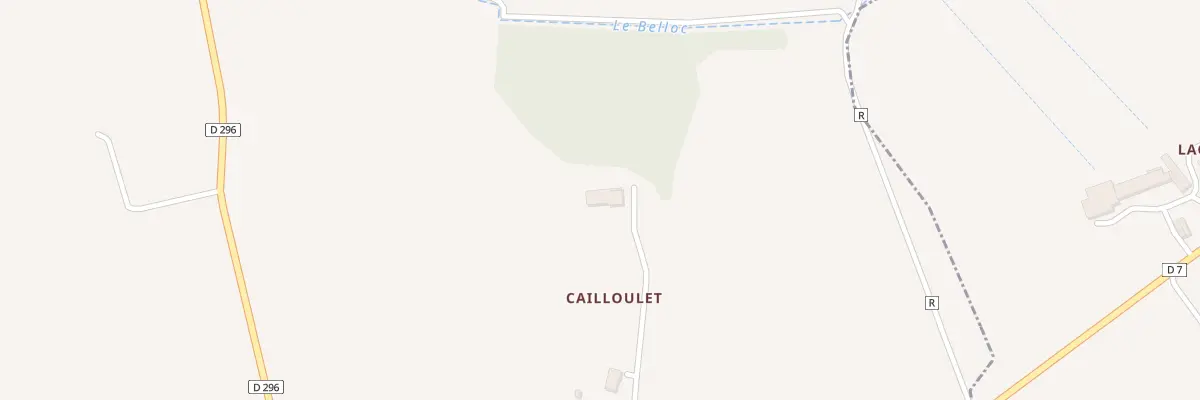 Plan du 330 Voie Romaine à Moncaut