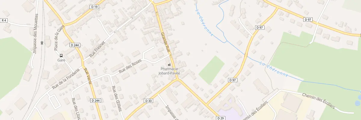 Plan du 29 Gr Grande Rue à Tuffé Val de la Chéronne