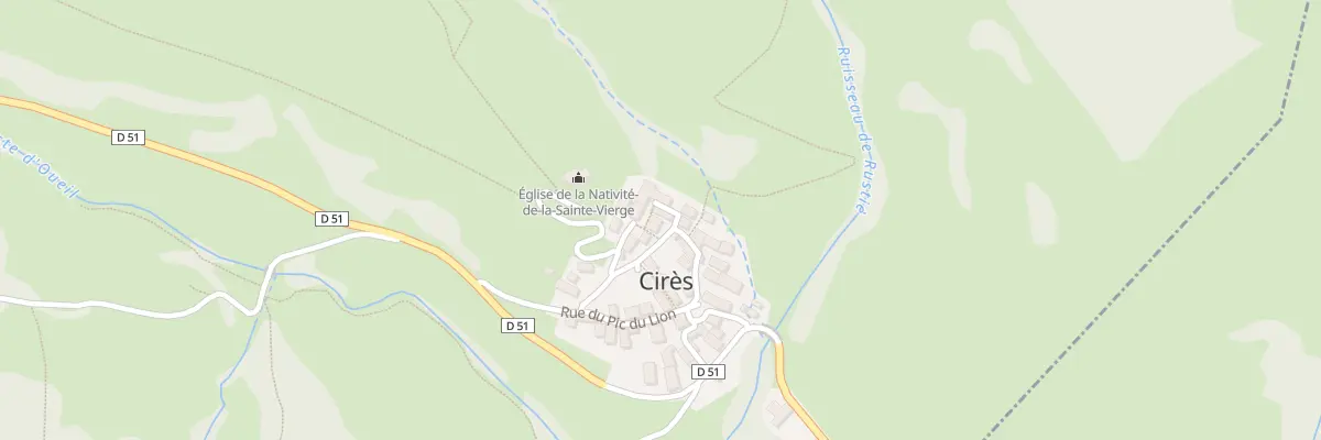 Plan du 6 Le Village à Cirès