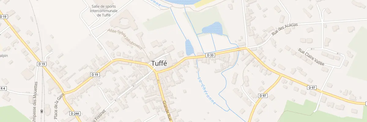 Plan du 10B Rue de l’Etang à Tuffé Val de la Chéronne