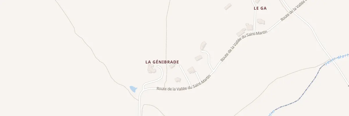 Plan du 1630 Rte de la Vallee du St Martin à Lusignan-Petit