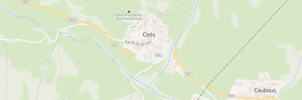 Plan du 12 Le Village à Cirès
