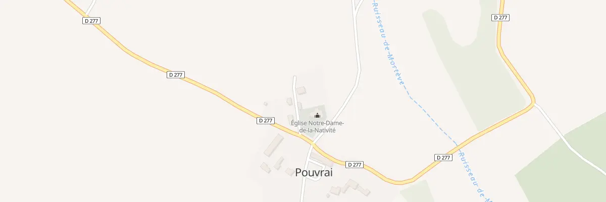 Plan du 1 Le Bourg à Pouvrai