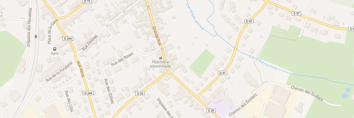 Plan du 35 Gr Grande Rue à Tuffé Val de la Chéronne