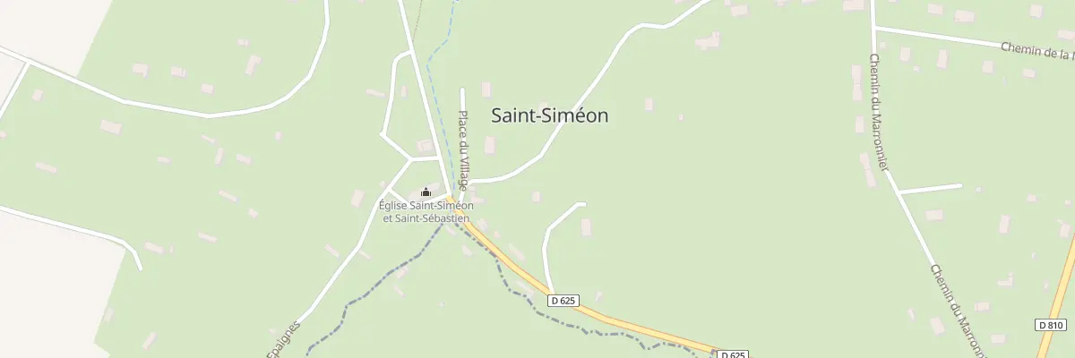 Plan du 350 Che du Presbytere à Saint-Siméon