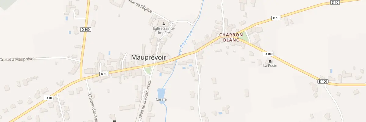 Plan du 3 Rue du Diamant à Mauprévoir