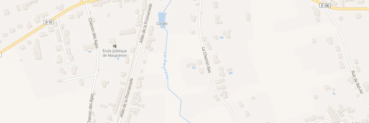 Plan du 4 Le Chemin Bas à Mauprévoir