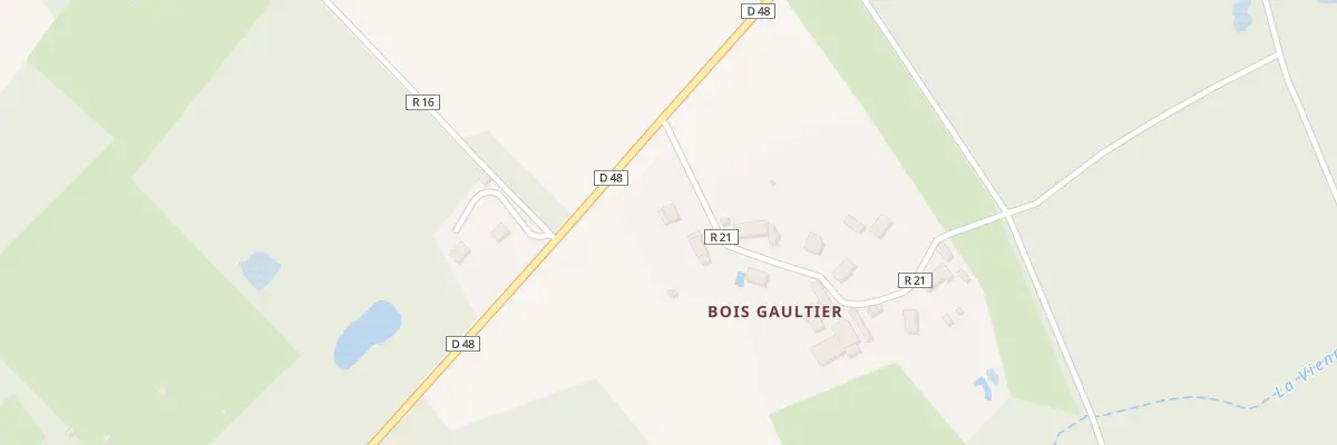 Plan du 1 Bois Gaultier à Pernay