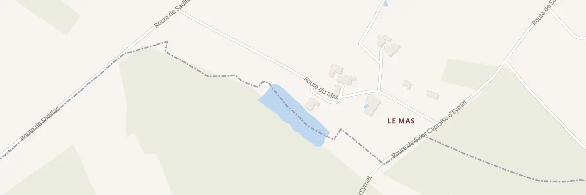 Plan du 1A Les Tuillieres à Bouniagues