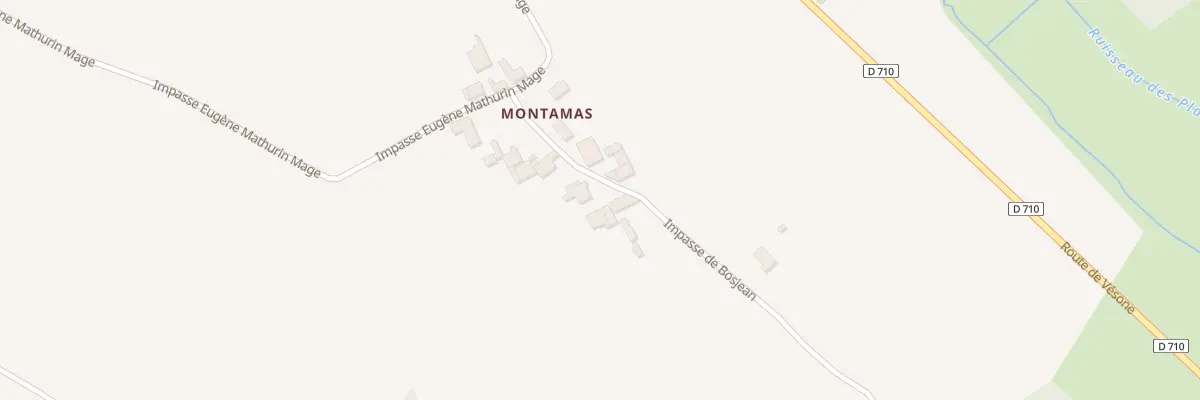 Plan du 96 Imp de Bosjean à Tocane-Saint-Apre