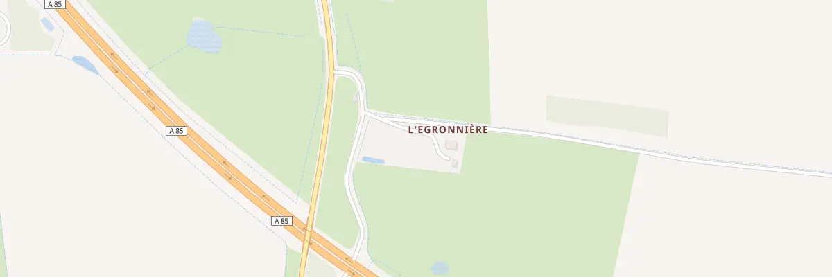 Plan du 108 L’Egronnière à Druye