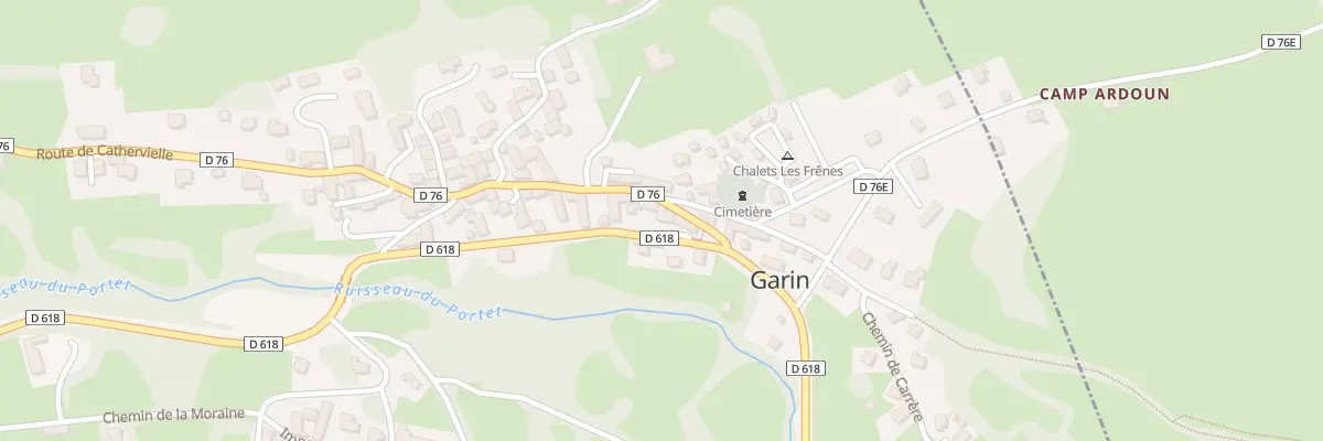 Plan du 8 Village à Garin