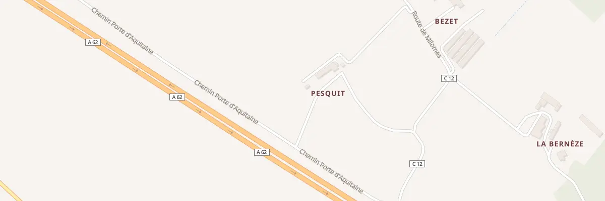 Plan du 206 Che Porte d’Aquitaine à Sainte-Colombe-en-Bruilhois