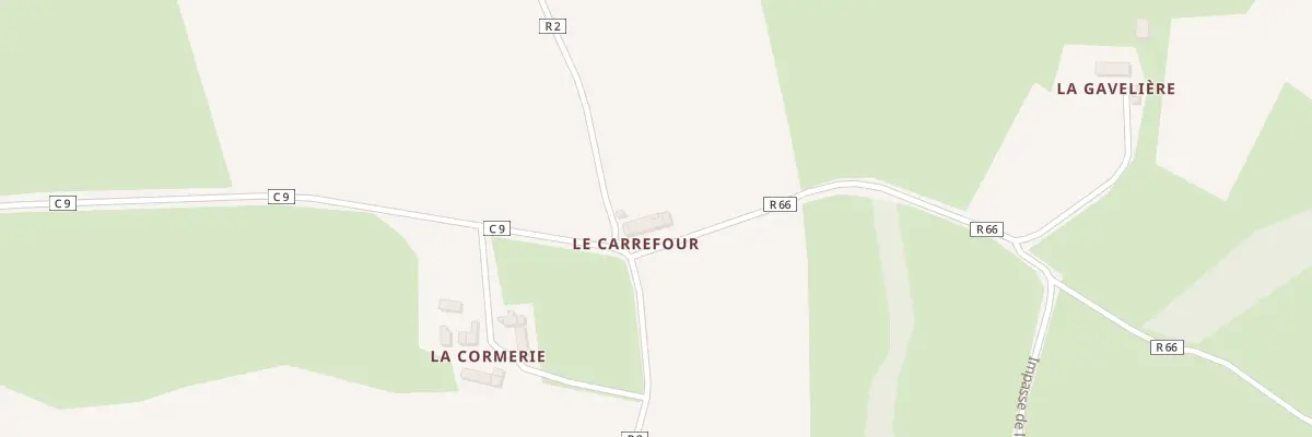 Plan du 5214 Le Carrefour à Saint-Vincent-du-Lorouër