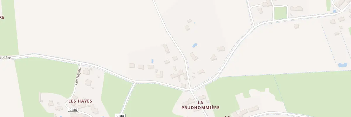 Plan du 275 La Prudhommiere à Druye