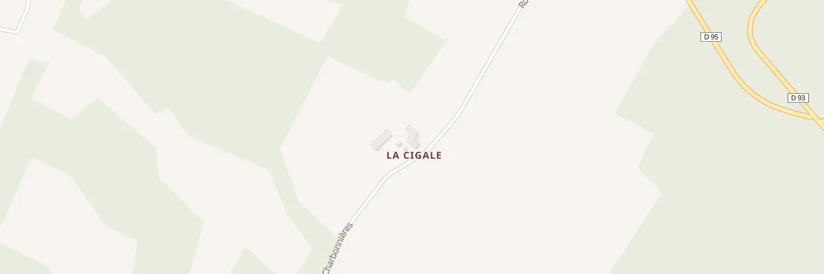 Plan du 2741 Rte des Charbonnières à Hautefaye
