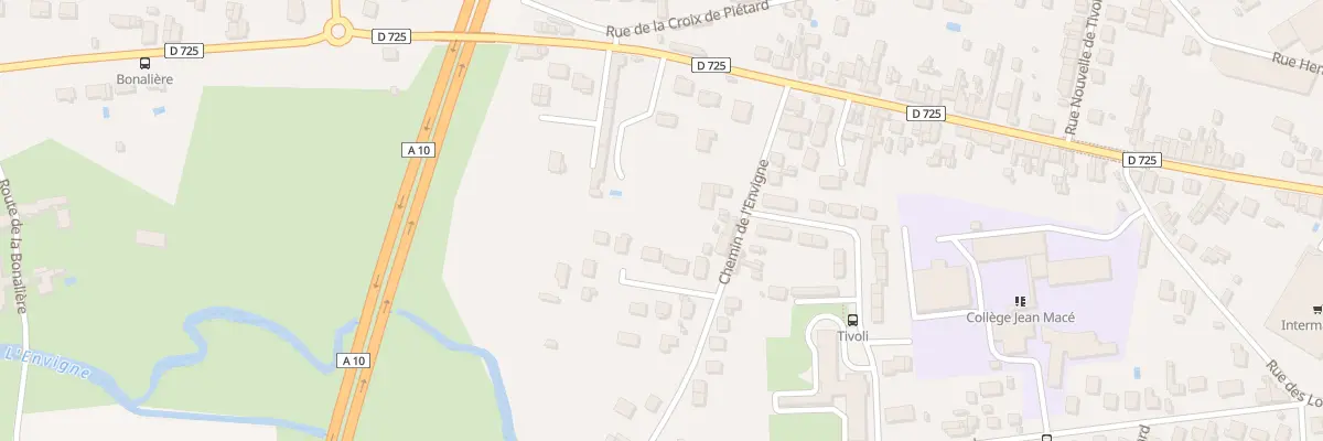 Plan du 23 Che de l’Envigne à Châtellerault