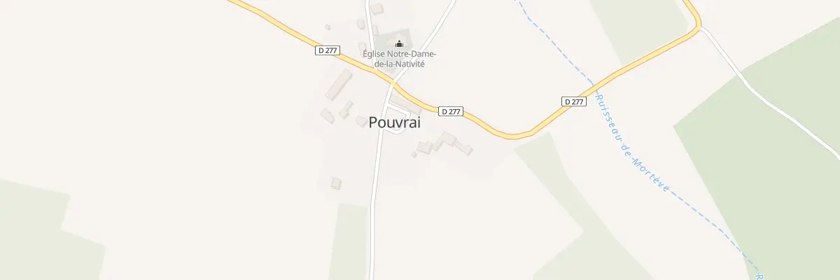 Plan du 61 Le Bourg à Pouvrai
