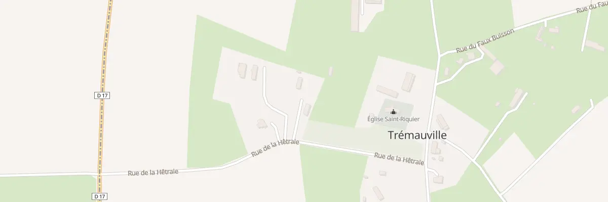 Plan du 190 Rue de la Hetraie à Trémauville