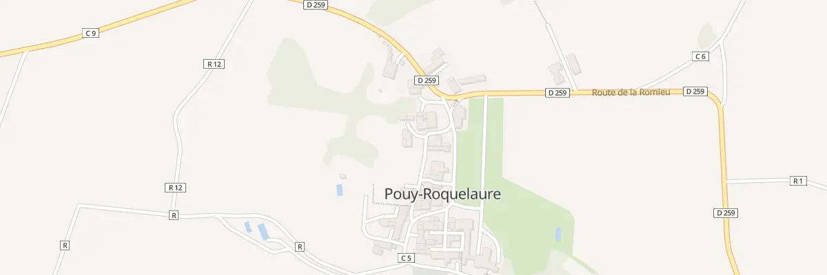 Plan du 44 Rue des Artisans à Pouy-Roquelaure