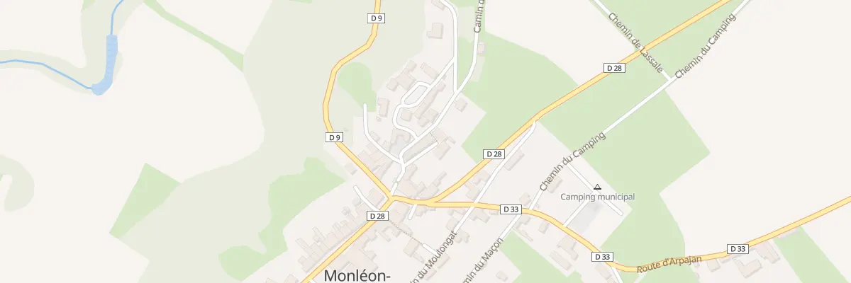 Plan du 45 Le Village Nord à Monléon-Magnoac