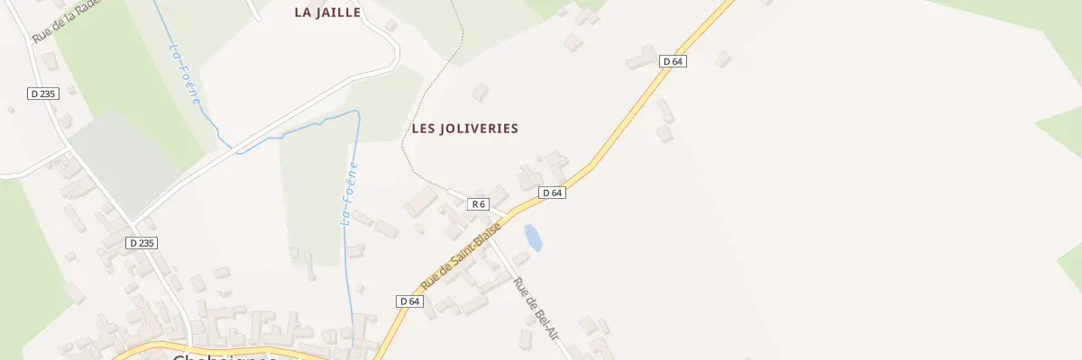 Plan du 27 Rue de Saint Blaise à Chahaignes