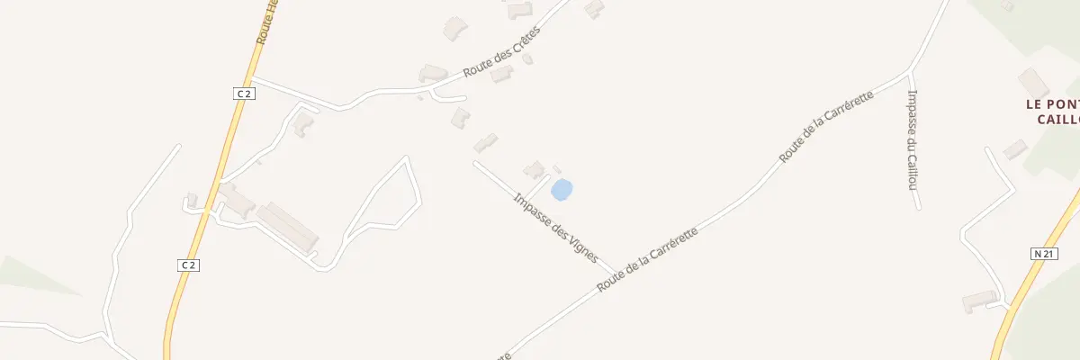 Plan du 110 Imp des Vignes à Colombier