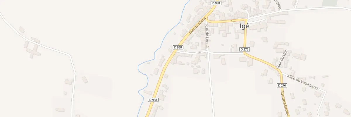 Plan du 22 Rue du Mans à Igé