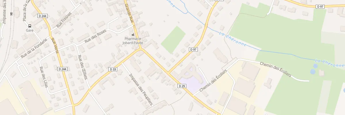 Plan du 1 Rue des Noyers à Tuffé Val de la Chéronne