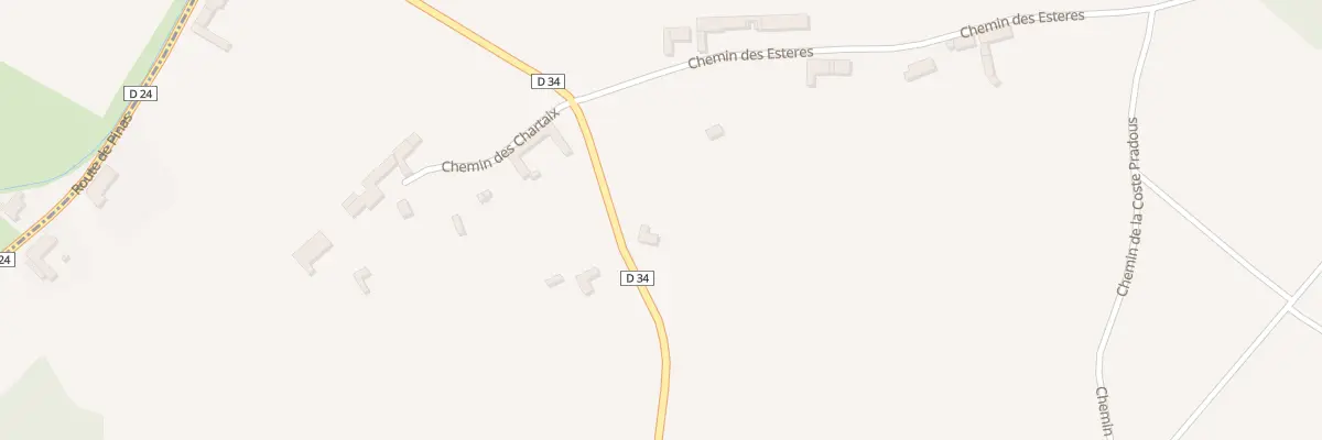 Plan du 8 Rte de Garaison à Boudrac