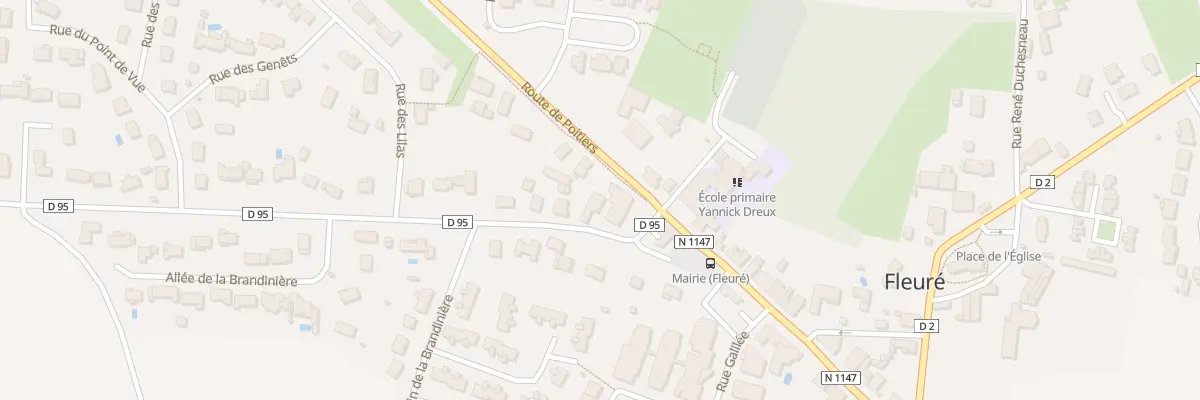Plan du 4 Rte de Nieuil à Fleuré