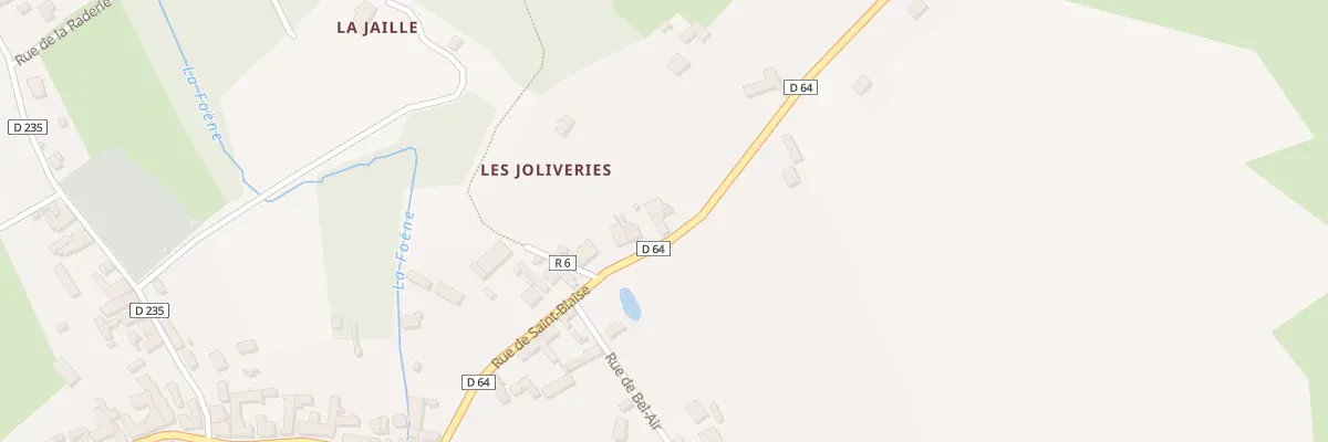 Plan du 31 Rue de Saint Blaise à Chahaignes